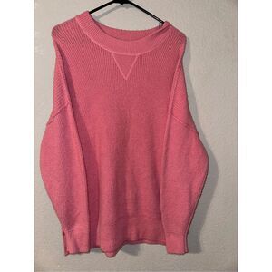Aerie Oversized Ribbed Knit Sweater